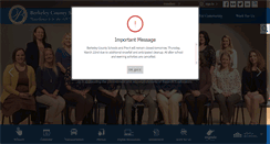 Desktop Screenshot of berkeleycountyschools.org