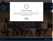 Tablet Screenshot of berkeleycountyschools.org